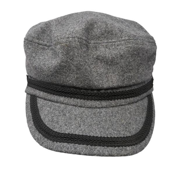 David And Young Cadet Army Cap Gray One Size Stretchable Outdoor Blank - Picture 1 of 9